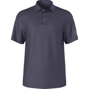 Polo &agrave; manches courtes Essential &agrave; motif g&eacute;om&eacute;trique pour hommes PGA TOUR