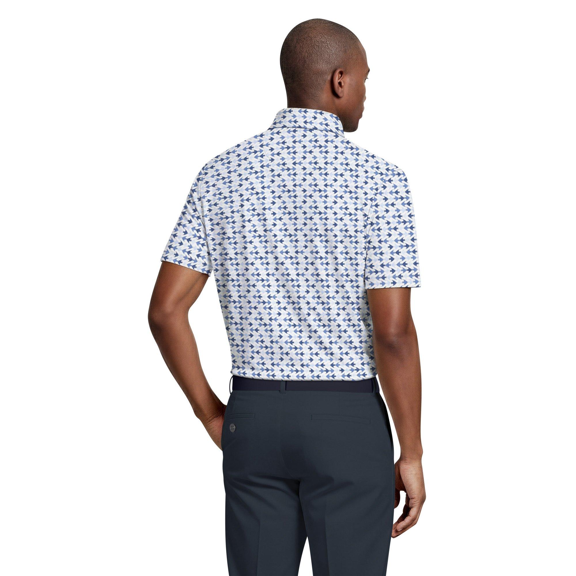 Men's All Over Novelty Printed Short Sleeve Polo