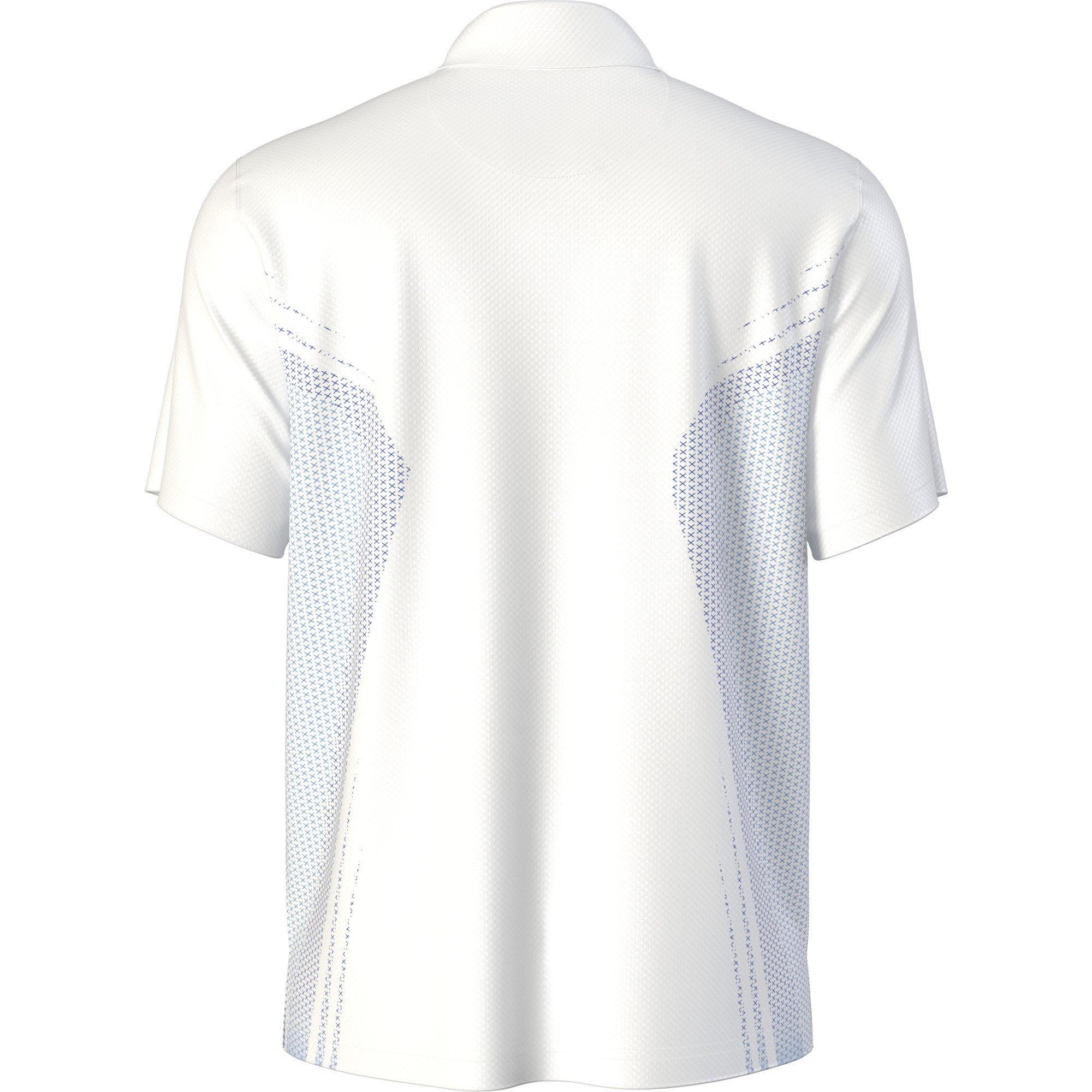 Men's Faux Seamless Mapped Short Sleeve Polo
