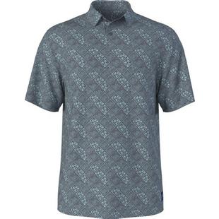 Polo Tropical Argyle &agrave; manches courtes imprim&eacute; pour hommes PGA TOUR