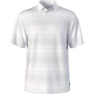 Men's All Over Jaspe Stripe Short Sleeve Polo PGA TOUR