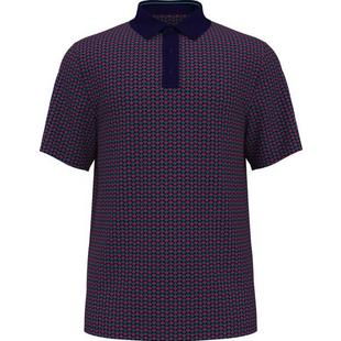 Polo &agrave; manches courtes &agrave; imprim&eacute; g&eacute;om&eacute;trique Azalea pour hommes PGA TOUR