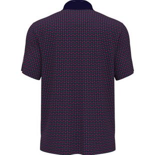 Polo &agrave; manches courtes &agrave; imprim&eacute; g&eacute;om&eacute;trique Azalea pour hommes PGA TOUR