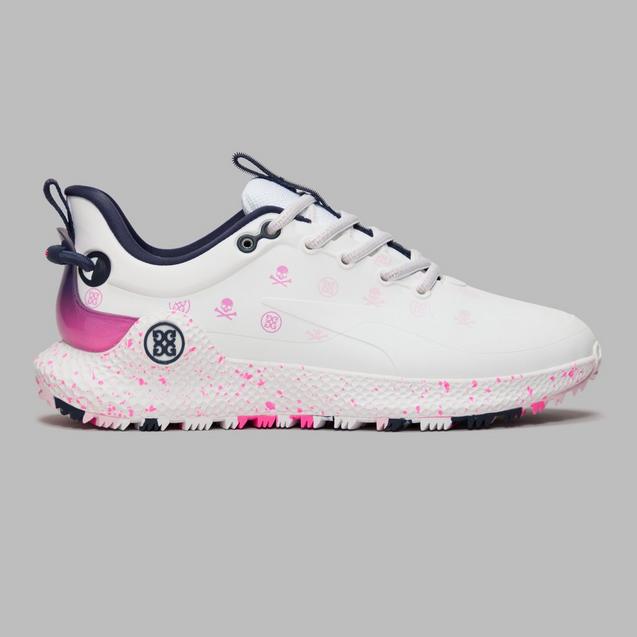 Women's MG4+ O2 Spikeless Golf Shoe - White/Pink G/FORE