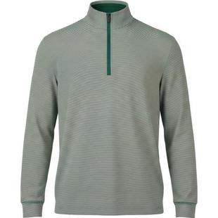 Chandail &agrave; rayures avec fermeture &agrave; glissi&egrave;re 1/4 pour hommes PGA TOUR