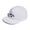 BLANC | Casquette &agrave; 5 panneaux en nylon froiss&eacute; pour hommes
