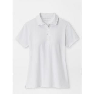 Women's Short Sleeve Button Polo PETER MILLAR