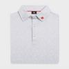 Men's 26 Leaf Print Short Sleeve Polo
