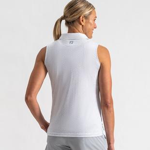 Women's 26 Leaf Print Sleeveless Polo FOOTJOY