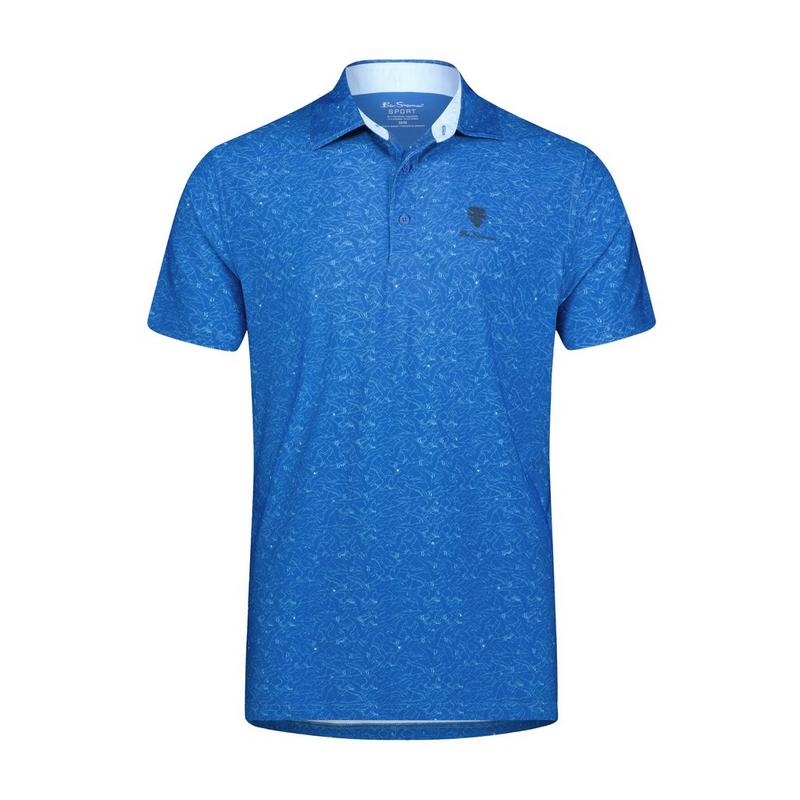 Men's Solid Air Pique Polo