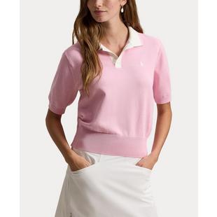 Women's 3 Button Short Sleeve Polo Sweater RLX
