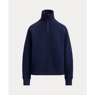 Women's Cable Jacquard Knit 1/2 Zip Pullover RLX