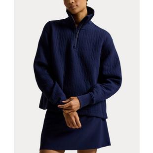 Women's Cable Jacquard Knit 1/2 Zip Pullover RLX