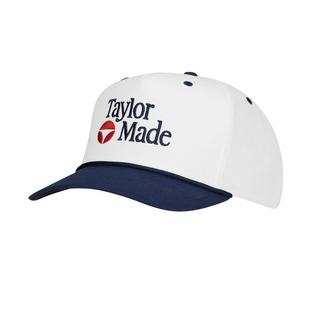 Casquette Baseball TaylorMade SIM 2 – Homme, Blanc, Logo Brodé, Ajustable