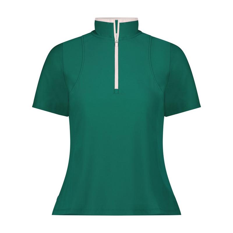 Women's Essential Collared 1/2 Sleeve Top
