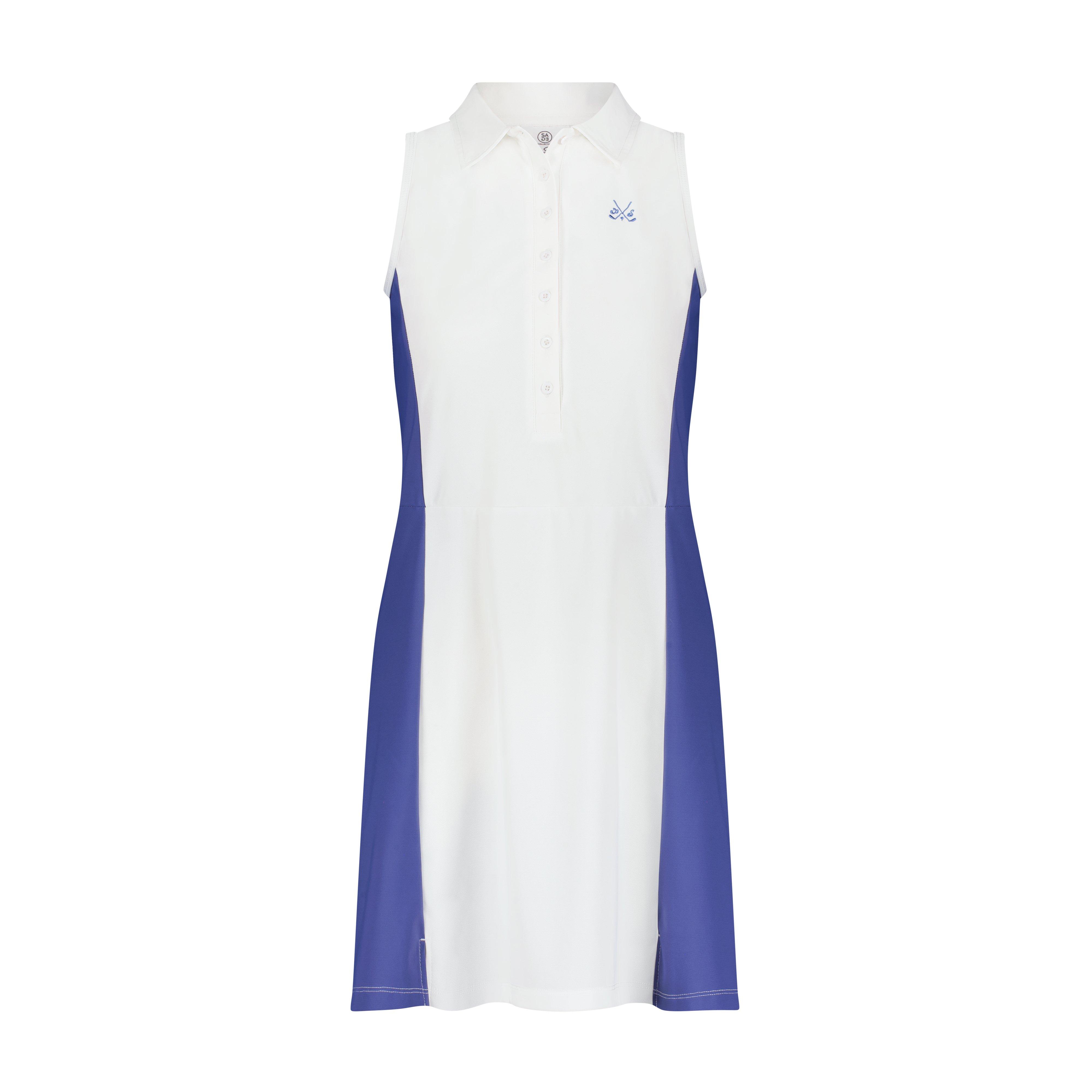Women's Button Front Polo Sleeveless Dress