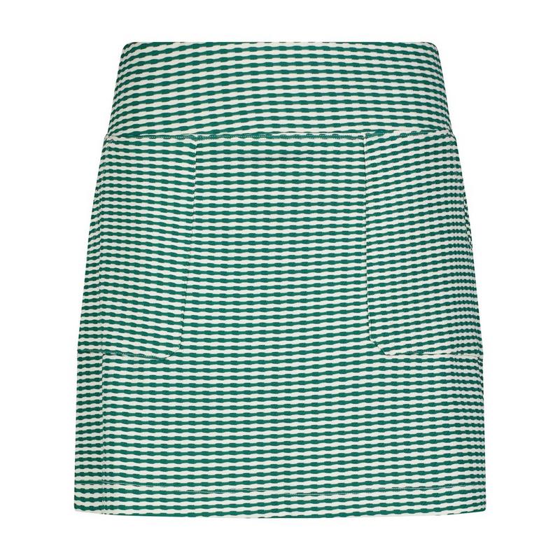 Women's A-Line Gingham Patch Pocket Skort