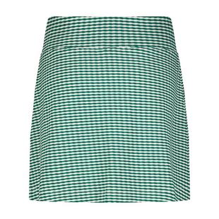 Jupe-short trap&egrave;ze &agrave; carreaux avec poches plaqu&eacute;es pour femmes PRO SHOP