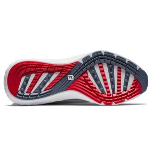 G&eacute;n&eacute;ration pr&eacute;c&eacute;dente - Chaussures de golf sans crampons Quantum pour hommes - Blanc/Bleu/Rouge FOOTJOY