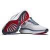 Prior Generation - Men's Quantum Spikeless Golf Shoe - White/Blue/Red
