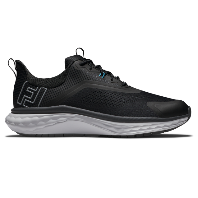Prior Generation - Men's Quantum Spikeless Golf Shoe - Black/White FOOTJOY