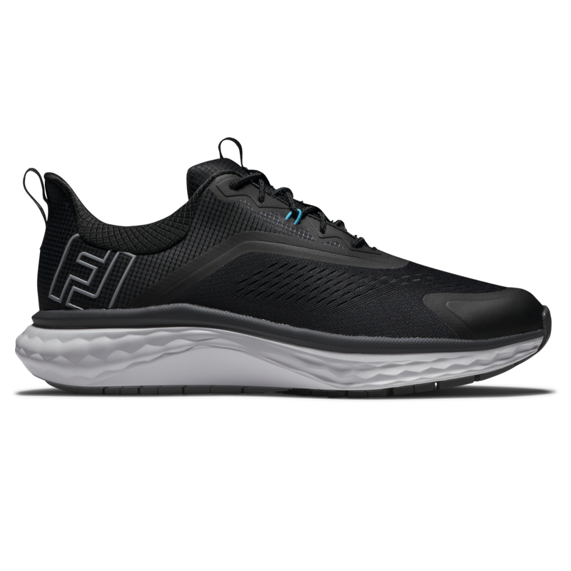 Prior Generation - Men's Quantum Spikeless Golf Shoe - Black/White