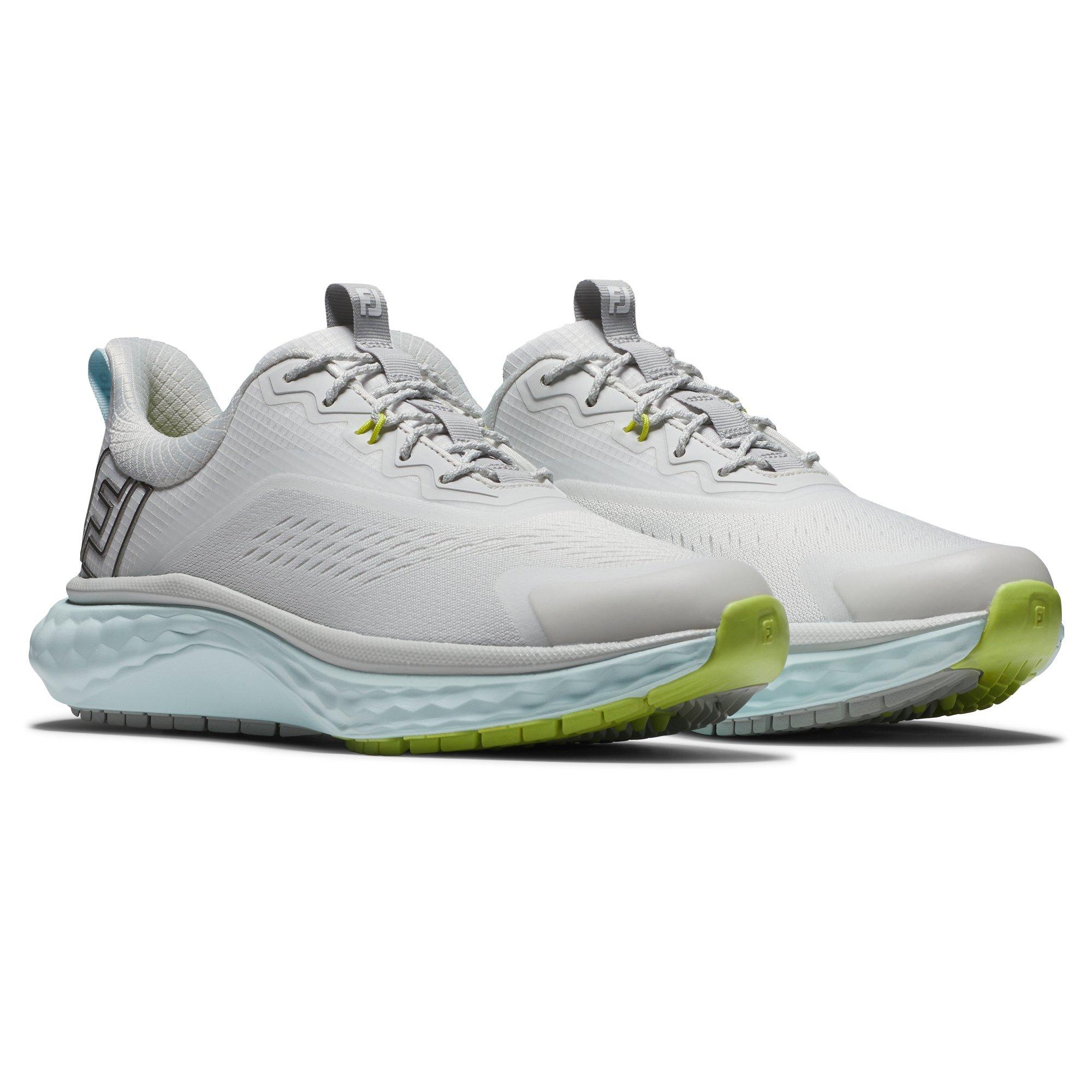 Prior Generation - Women's Quantum Spikeless Golf Shoe - White/Grey/Blue