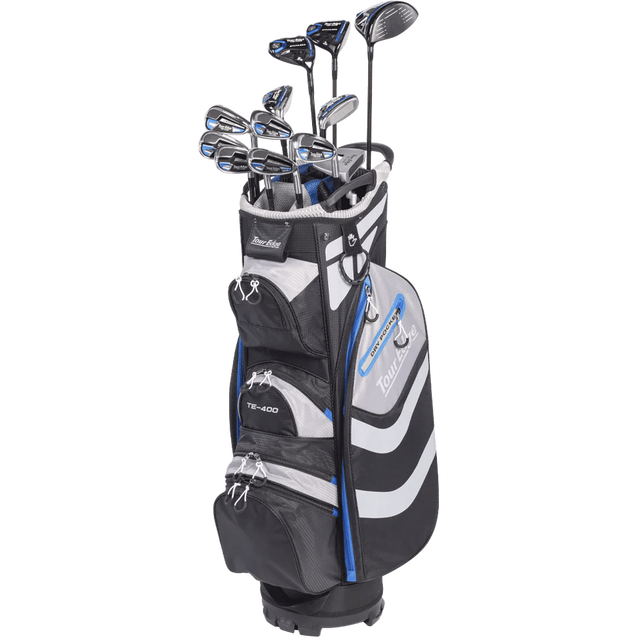 Ensemble complet TE-400 pour hommes avec tiges en acier et sac pour chariot TOUR EDGE