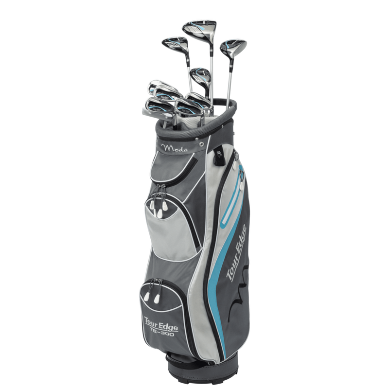 Women's TE-300 Moda Package Set SHORT with Graphite Shafts and Cart Bag