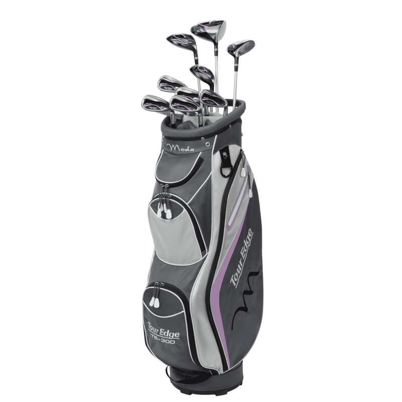 Women's TE-300 Moda Package Set with Graphite Shafts and Cart Bag