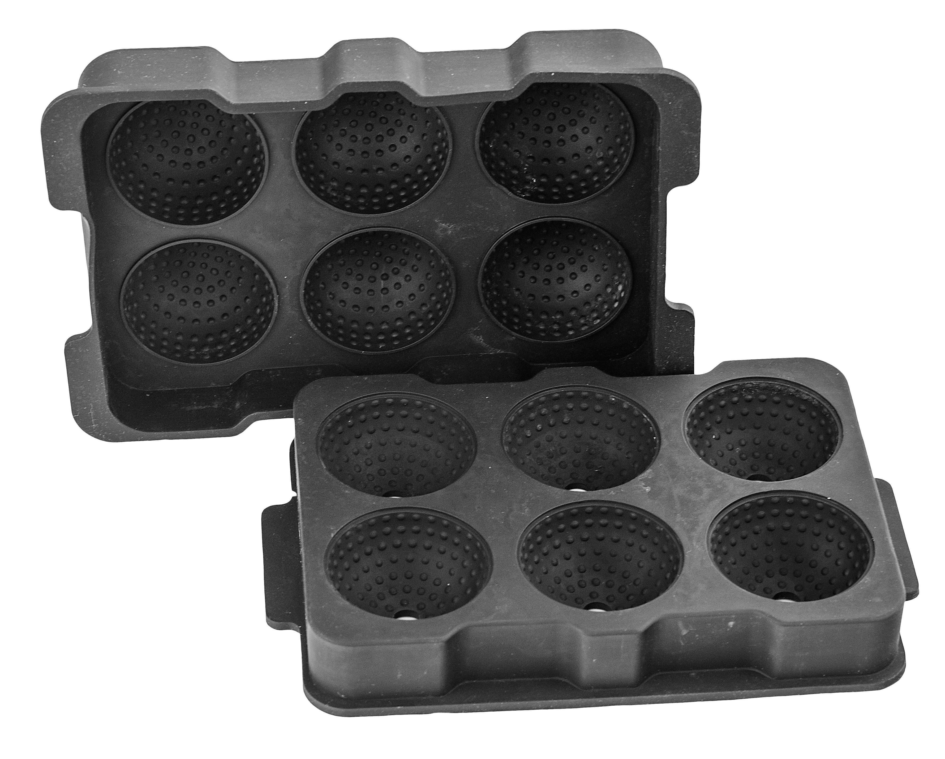 Golf Ball Ice Cube Tray - 6 Golf Balls