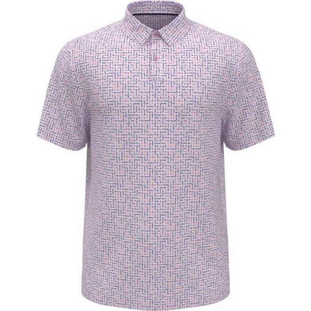 Men's Colour Theory Gingham Short Sleeve Polo ORIGINAL PENGUIN GOLF