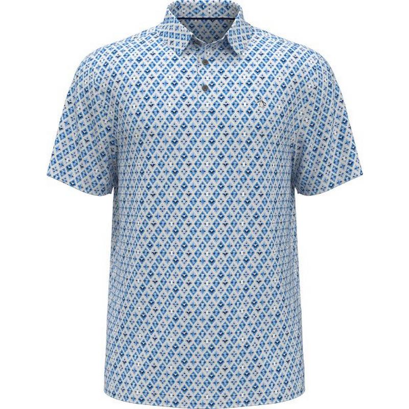 Men's Pete's Batik Cocktail Short Sleeve Polo