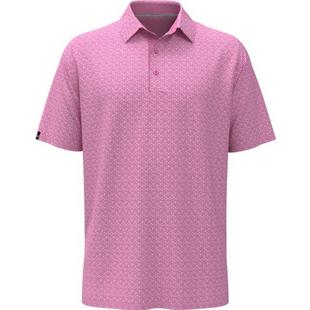 Men's Timeless Chev Print Short Sleeve Polo CALLAWAY