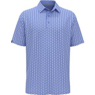 Men's Albatross Geo Print Short Sleeve Polo CALLAWAY