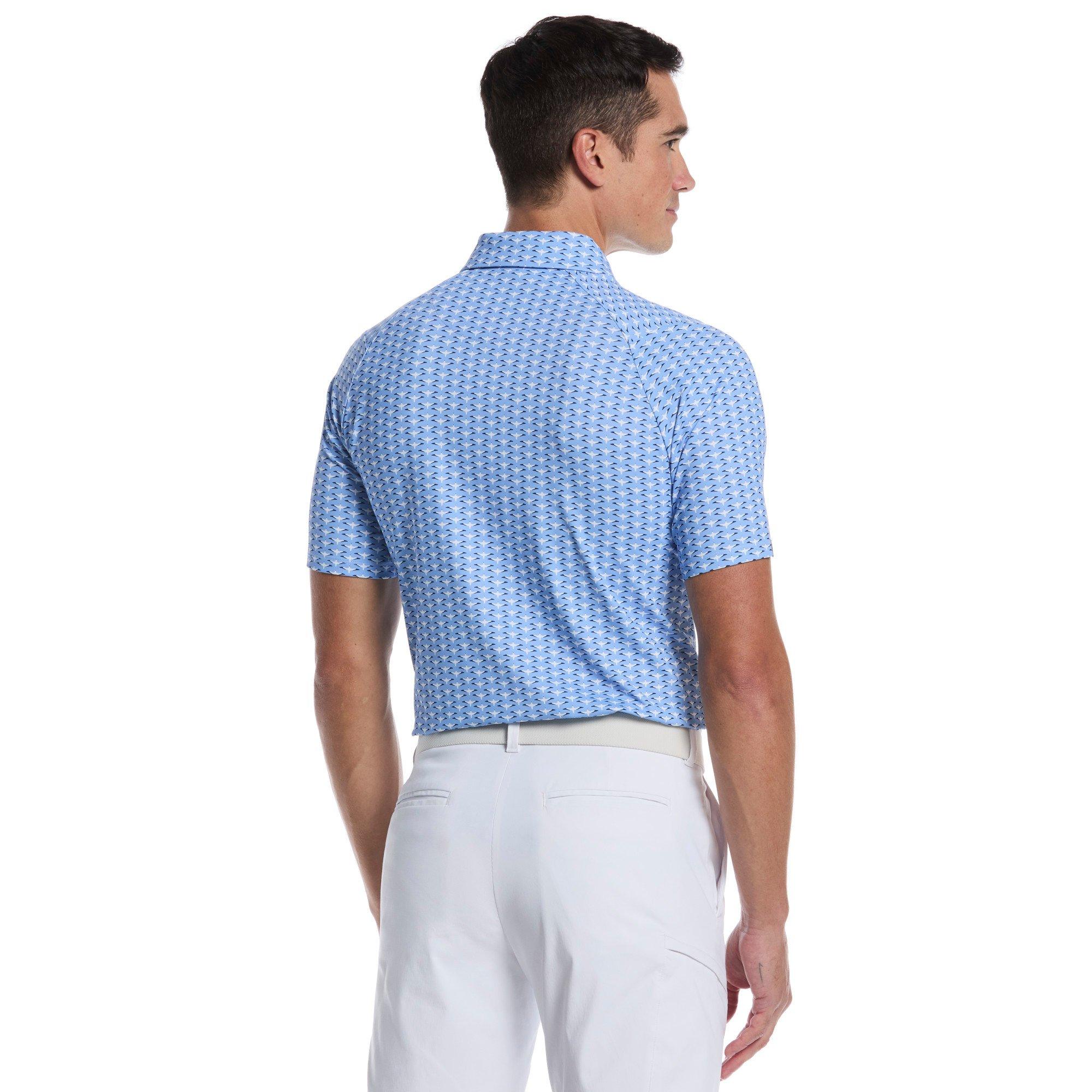 Men's Albatross Geo Print Short Sleeve Polo