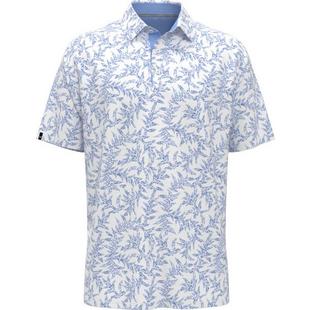 Men's Chev Botanical Print Short Sleeve Polo CALLAWAY