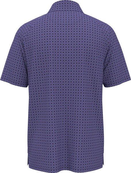 Men's Golf Club Geo Print Short Sleeve Polo