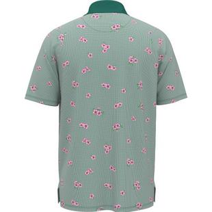 Men's Azalea Gingham Print Short Sleeve Polo CALLAWAY