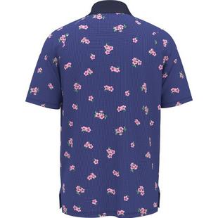 Men's Azalea Gingham Print Short Sleeve Polo CALLAWAY