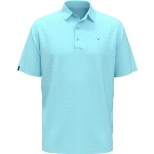 Men's New Heather Core Jacquard Short Sleeve Polo CALLAWAY