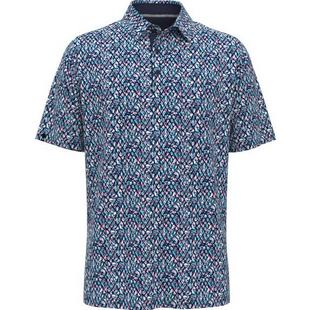 Polo &agrave; manches courtes Palm Geo pour hommes CALLAWAY