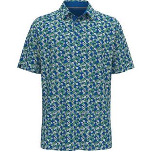 Men's Hibiscus Print Short Sleeve Polo CALLAWAY