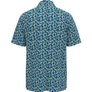 Men's Hibiscus Print Short Sleeve Polo CALLAWAY