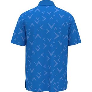 Men's Textured Chev Print Short Sleeve Polo CALLAWAY