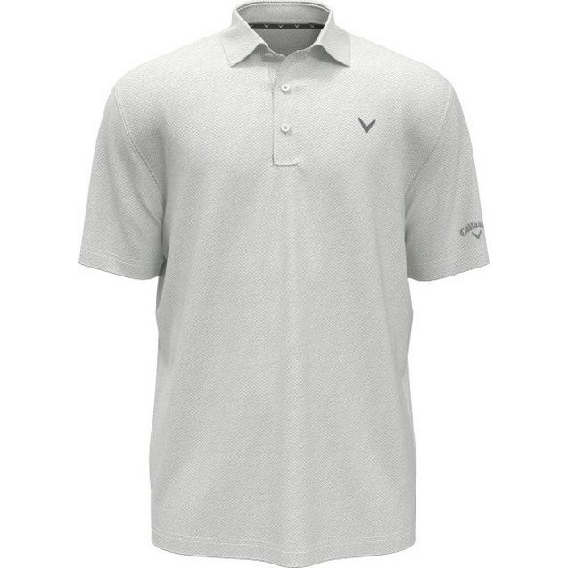 Men's Printed Heather Geo Short Sleeve Polo CALLAWAY