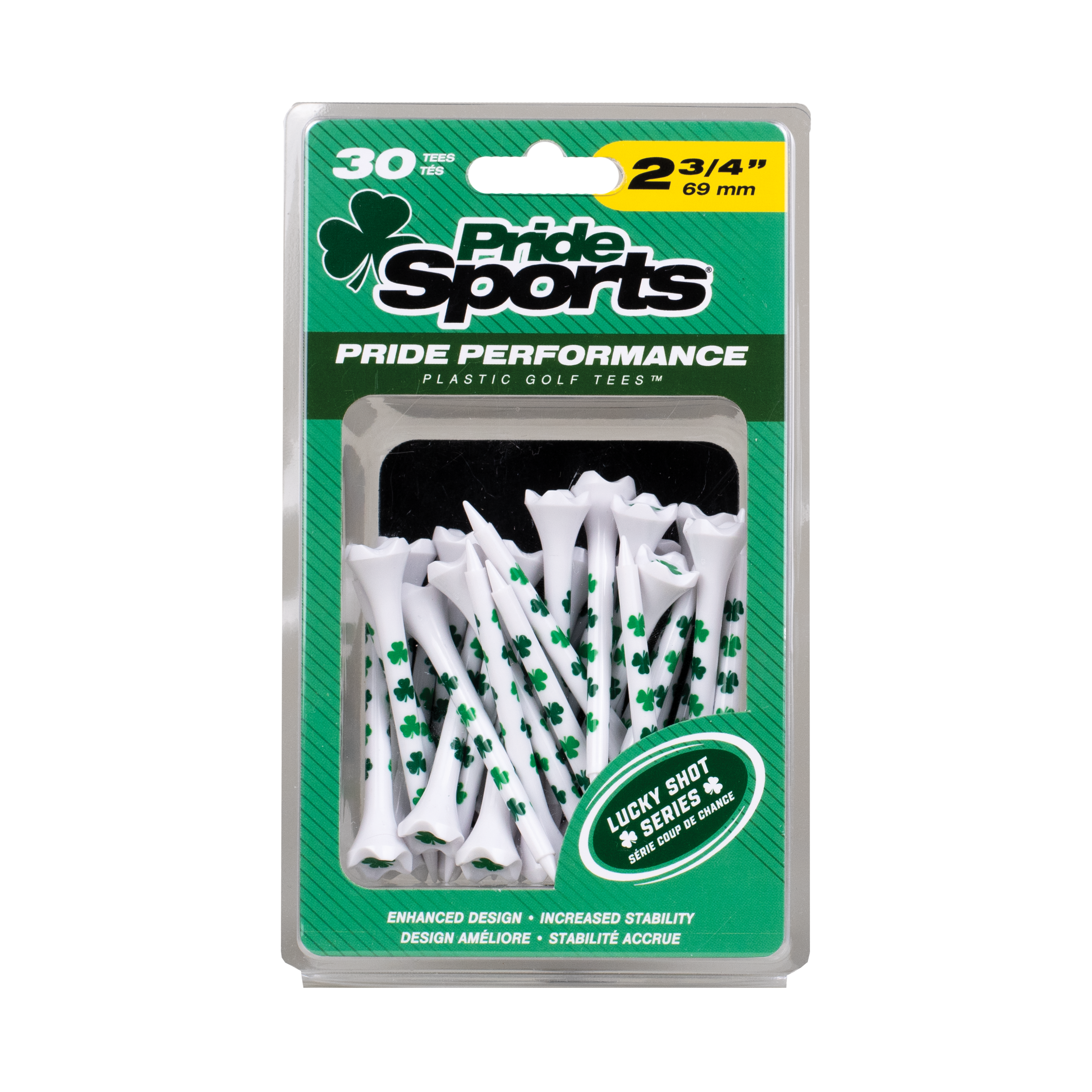 Evolution 2 3/4 Inch Tees - Shamrock - 30 Count