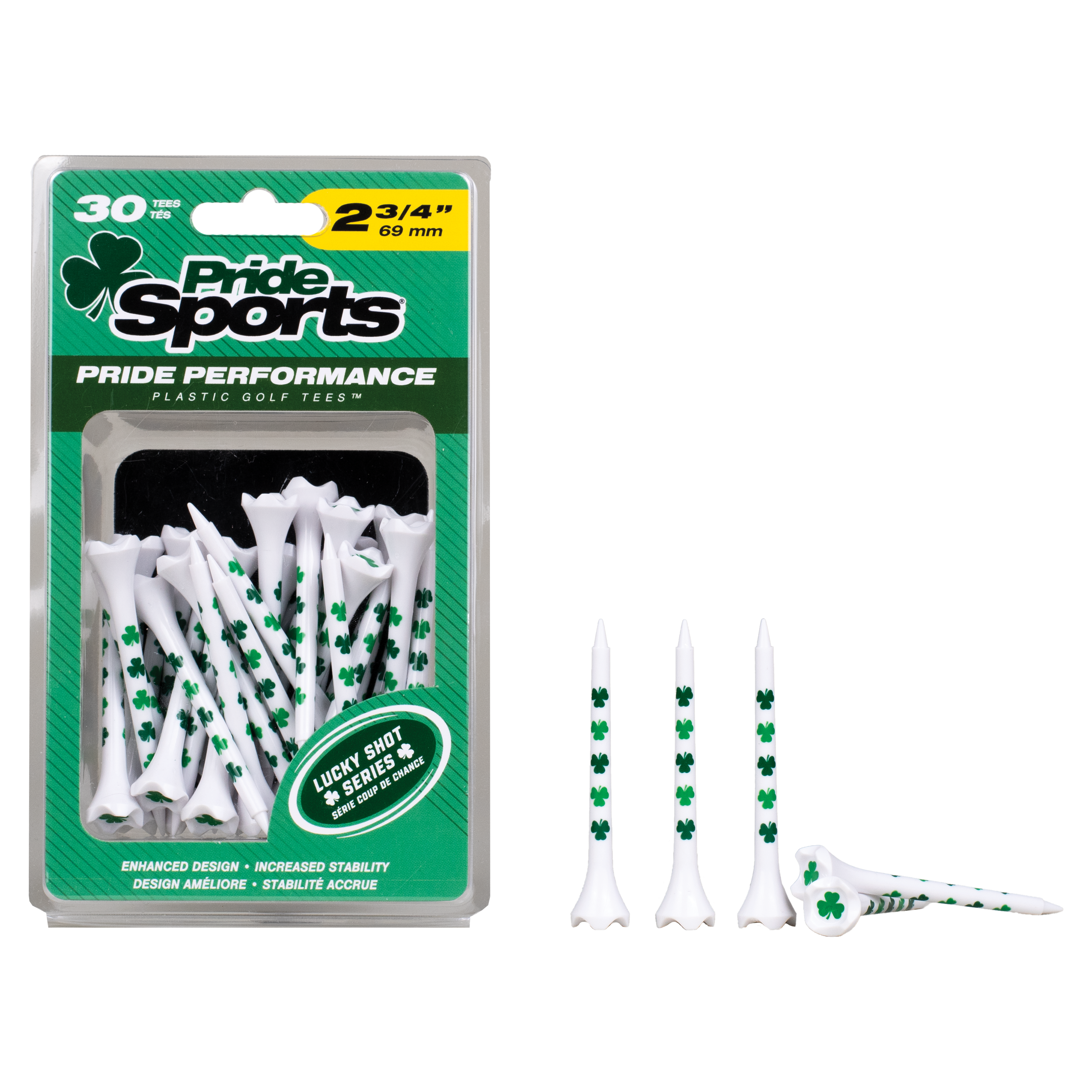 Evolution 2 3/4 Inch Tees - Shamrock - 30 Count