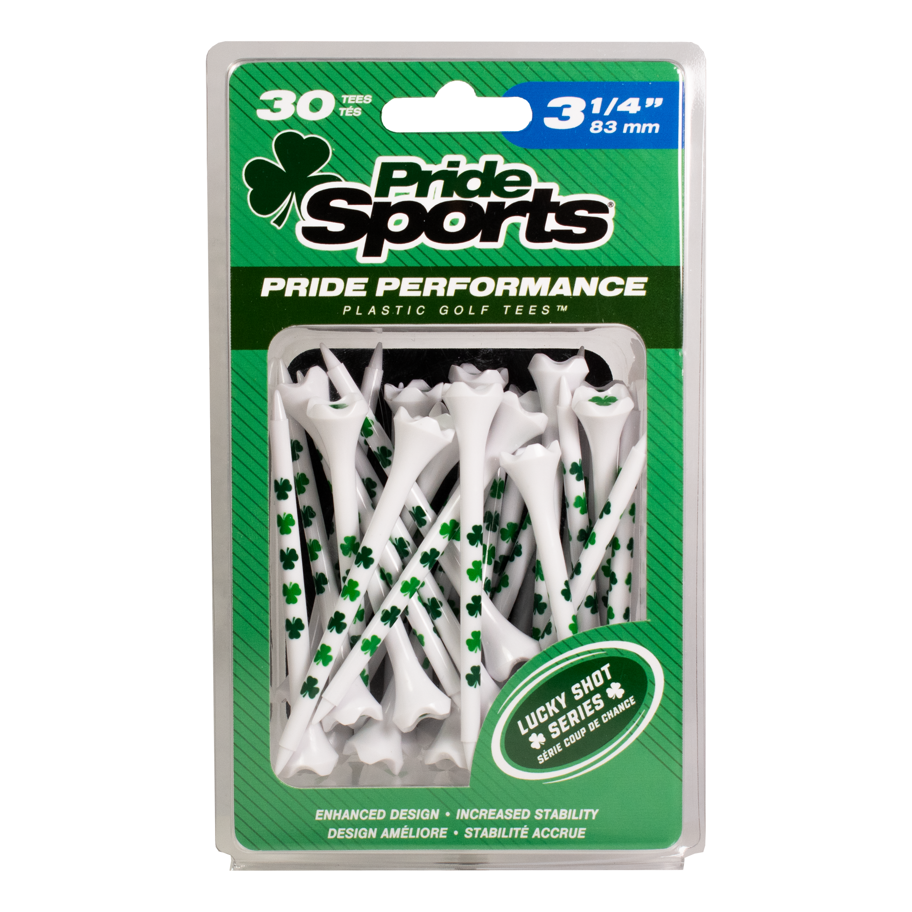 Evolution 3 1/4 Inch Tees - Shamrock - 30 Count