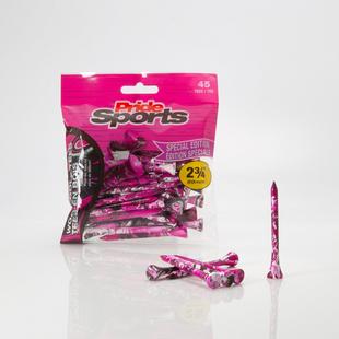 T&eacute;s Paint Splatter 2 3/4 po - Paquet de 45 PRIDE SPORTS